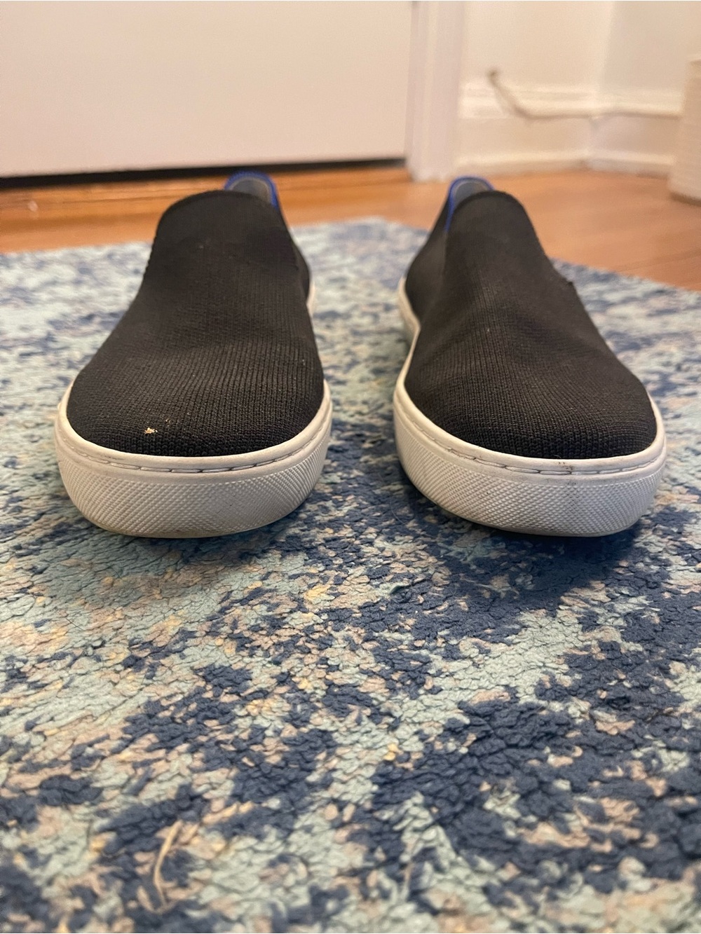 Rothy’s Slip On Sneaker - Black - Size 7 - Picture 2 of 6